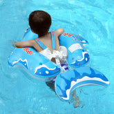 Baby Swimming Floater with Sunshade Canopy – Safe & Fun Water Float for Babies Teeny Pandas